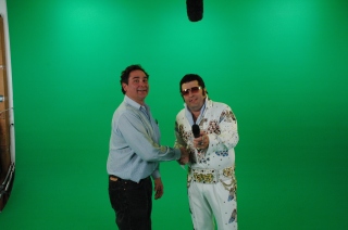 Mike Haller with Elvis